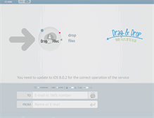 Tablet Screenshot of dropmefiles.com